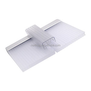 U-Lock type polycarbonate hollow sheet price for roofing and construction