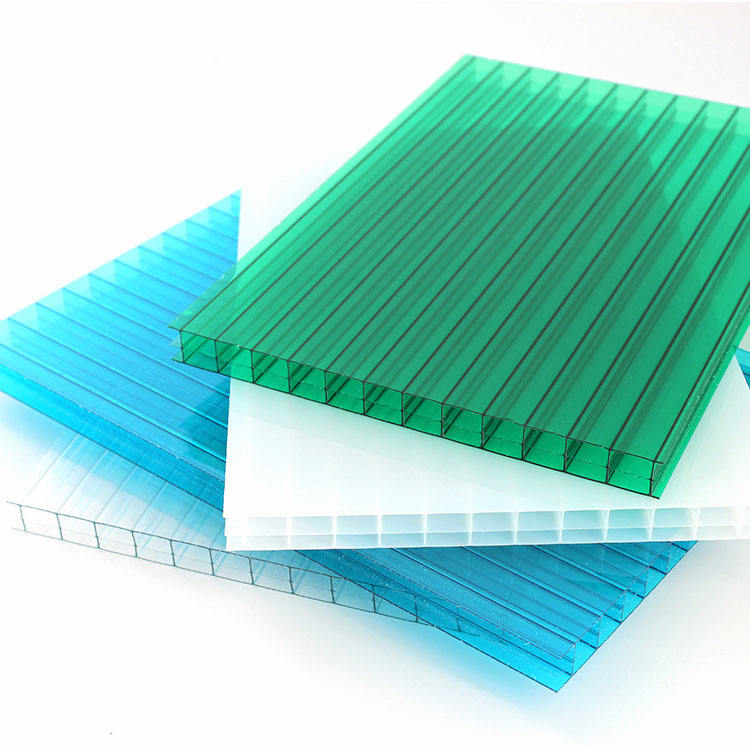 Factory Cheap Price UV coating X Structure 25 mm Hollow Polycarbonate Sheet for Curtain wall