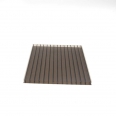 Factory price custom thickness brown 6 mm roof material PC plastic sheet for patio covers