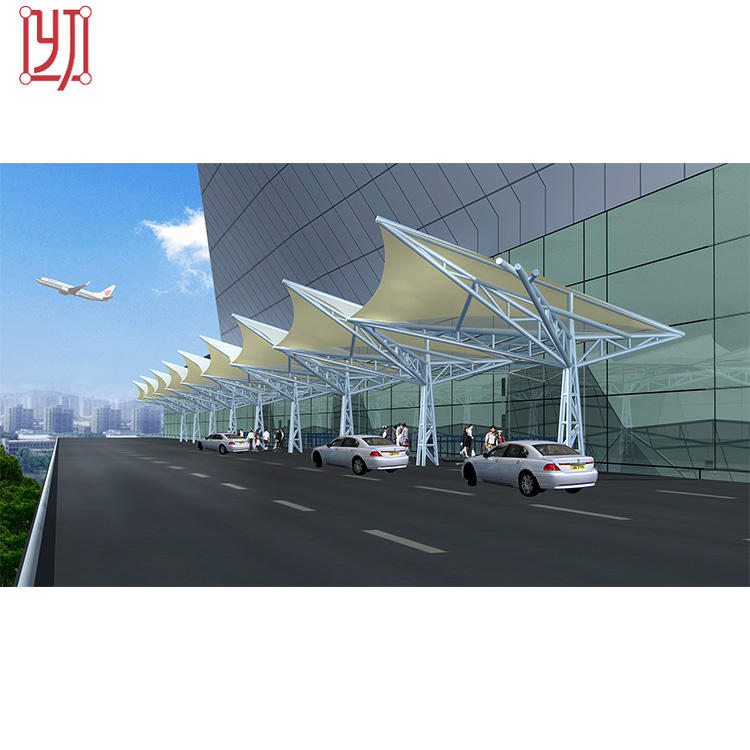 Outside car parking roofing car parking canopy membrane structure ,car park canopy