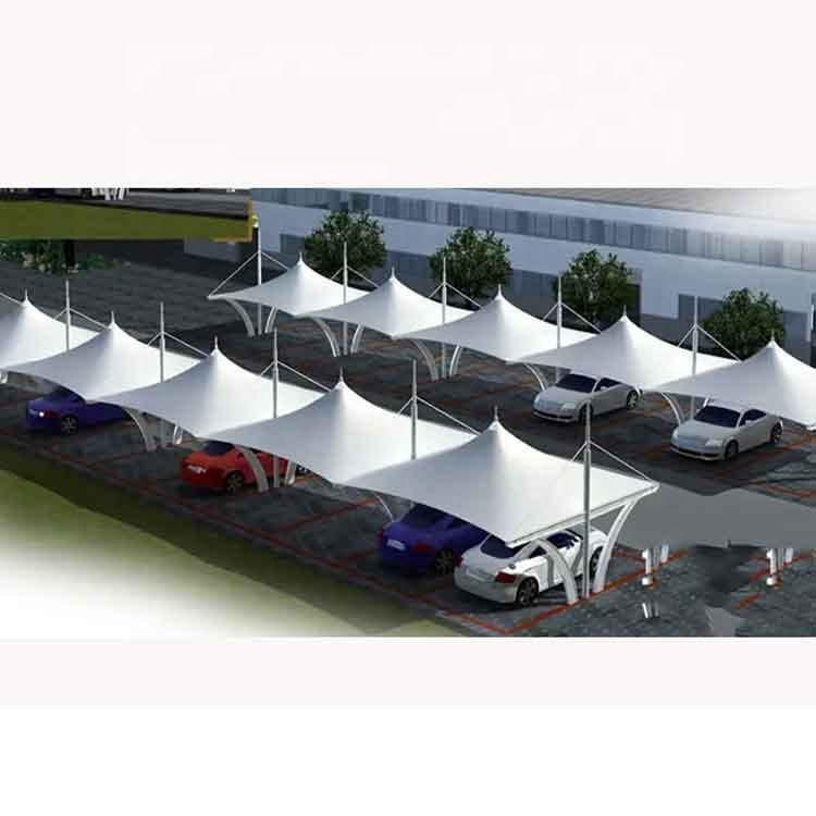 High Quality Car Parking Tensioned Membrane Structure