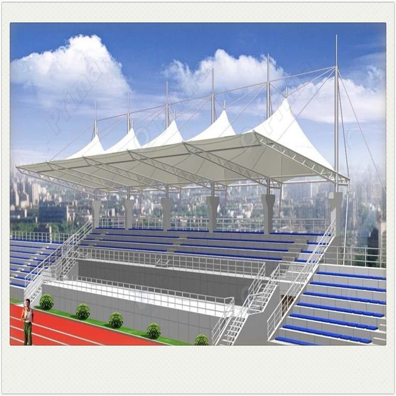 Online technical support Car Parking Sun Metal Roofing Shed Canopy Tent, PVC PVDF Shed Steel membrane Structure