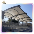 Tensile Membrane Membrane Structure Stadium Bleachers Roof Car Parking Shed