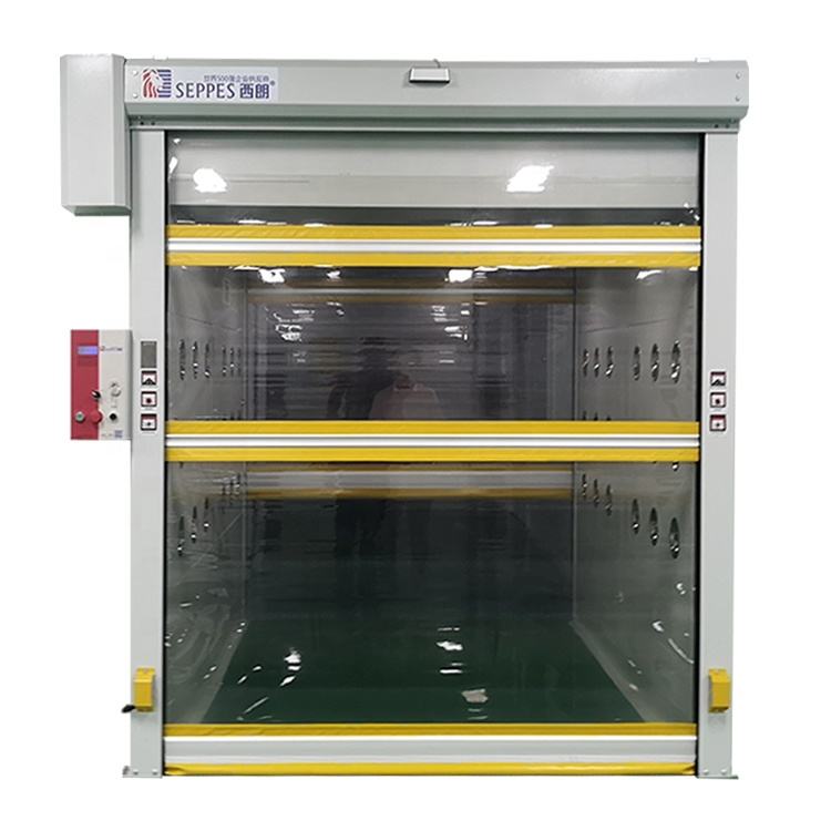 Anti-Static Soft Door Transparent Curtain Pvc High Speed Rolling Factory Door