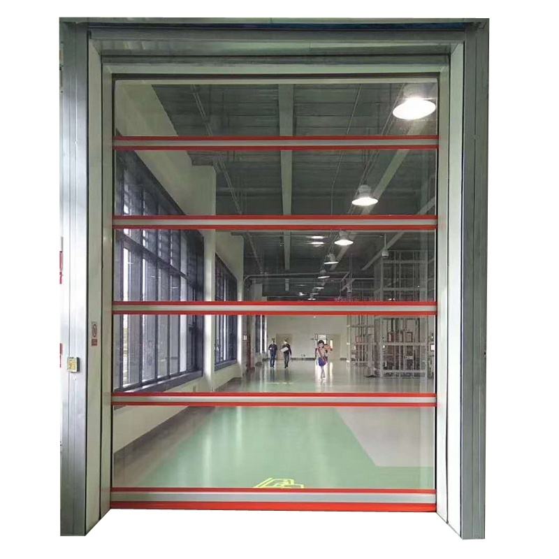 Factory Retractable Roll Up Rolling PVC Fabric High Speed Industrial Garage Door