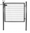 High Quality Easy to Installation Single Door Iron Garden Gate Designs Round Tubes Swing Gates For Sale