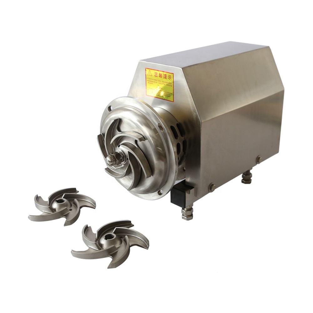 tri clamp inox ss variable frequency cip self priming small sanitary stainless steel dairy milk beer centrifugal pump