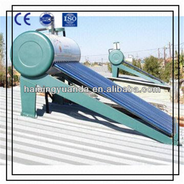 Roof Mounted Non-Pressured Solar Water System